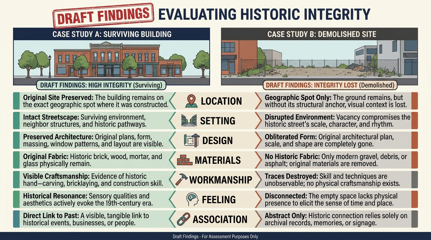 Heritage resource evaluation criteria