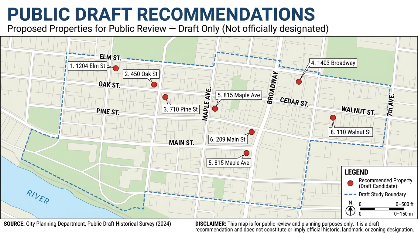 Map of Sunnyvale technology heritage sites